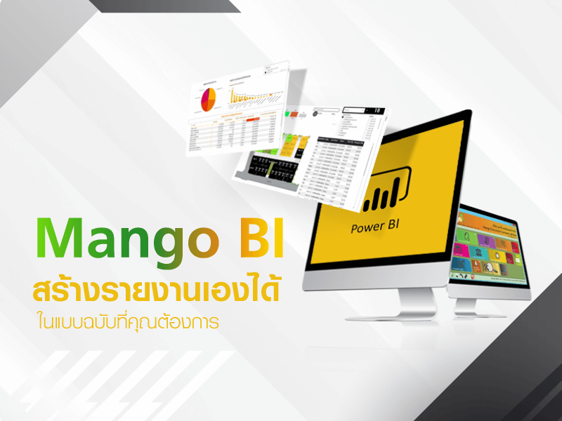 Mango BI สร้างรายงานเองได้ ในแบบที่คุณต้องการ